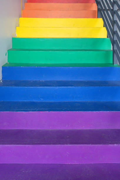 istock A colorful staircase with each step being a different color 2188827746