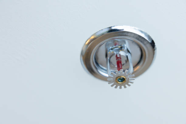 istock A fire sprinkler is hanging from the ceiling 2188827869