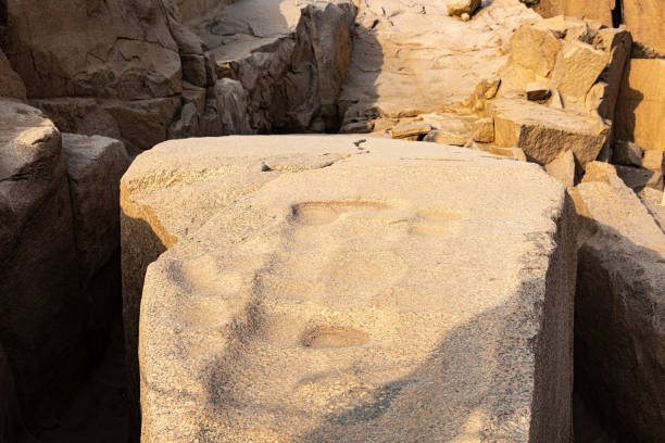 istock Ancient stone pit in the city of Aswan 2188832218