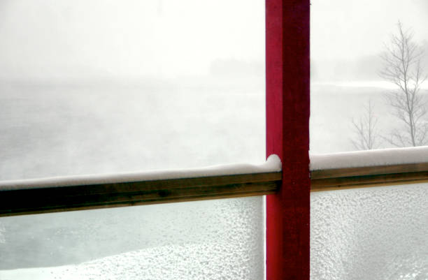 Snow and ice in Nova Scotia, Canada