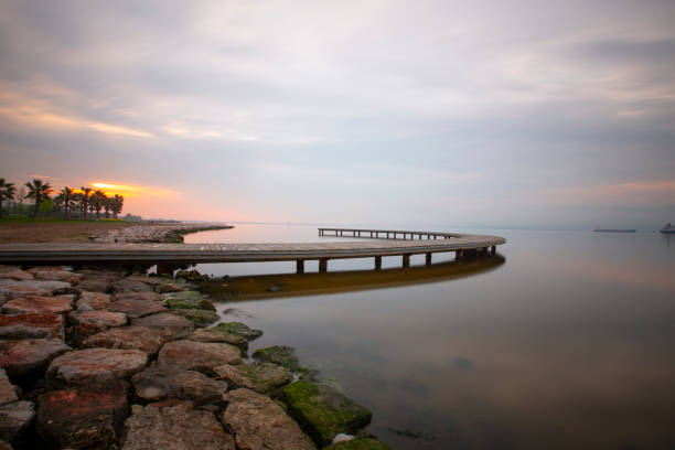 istock A beautiful pier taken at sunset 2188835153