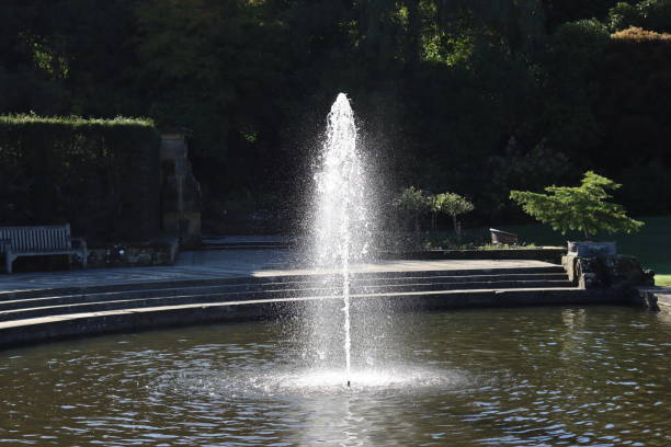 istock Fountain in a formal garden 2188837886