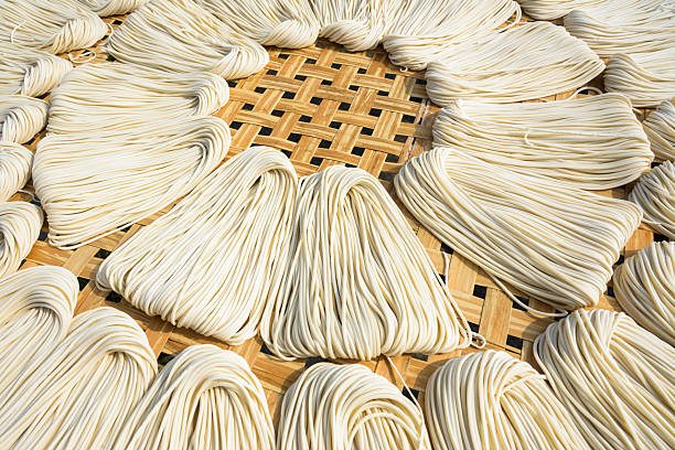 istock Handmade noodles drying outdoors in Tainan, Taiwan. 2188838169