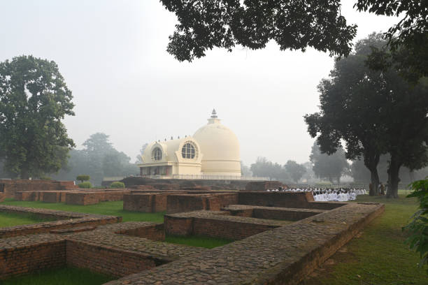 istock Kushinagar, India - November 13, 2024:pilgrimage site, where Buddha attained Parinirvana after his death 2188840496