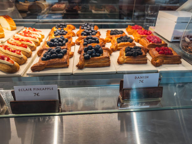 istock Pastry Display with Eclairs and Danish Pastries 2188841811