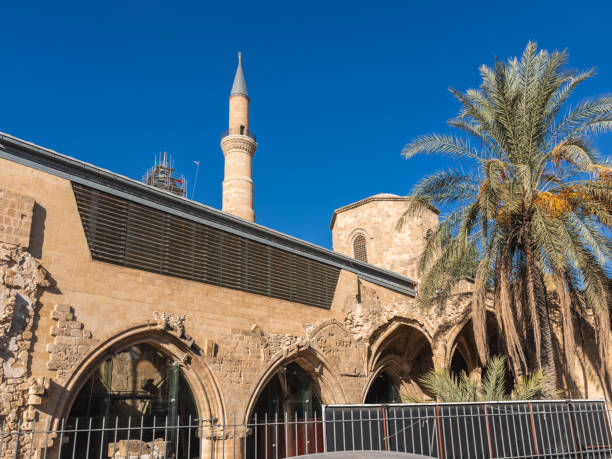 The Great Mosque of Nicosia, a stunning architectural marvel blending historical and cultural significance, stands proudly as a landmark in the heart of the city, reflecting its rich heritage.