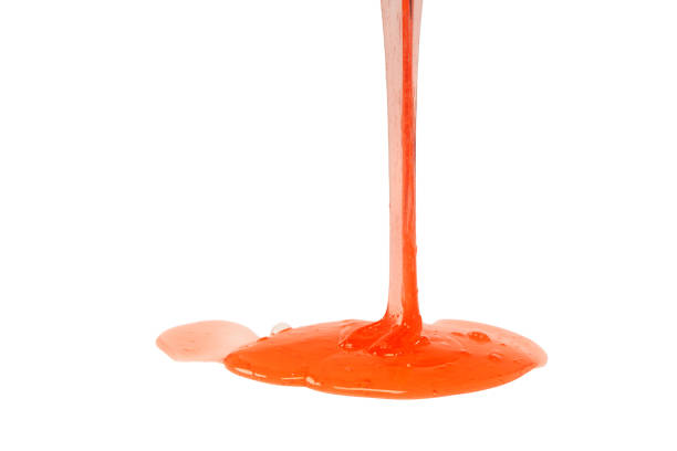 istock Red slime toy isolated on a white background. 2188847103