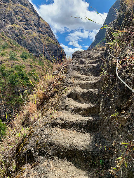 istock Trail with steps on Reunion Island 2188852201