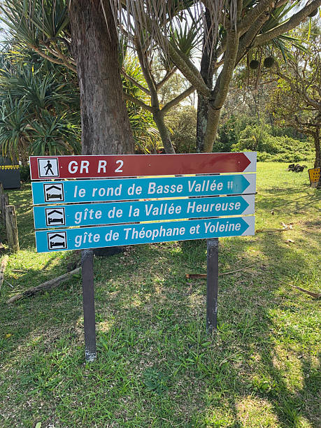 istock GRR2 sign in Saint-Philippe on Reunion Island 2188861459