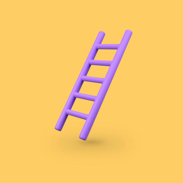 istock Ladder isolated 3d render icon illustration 2188864445