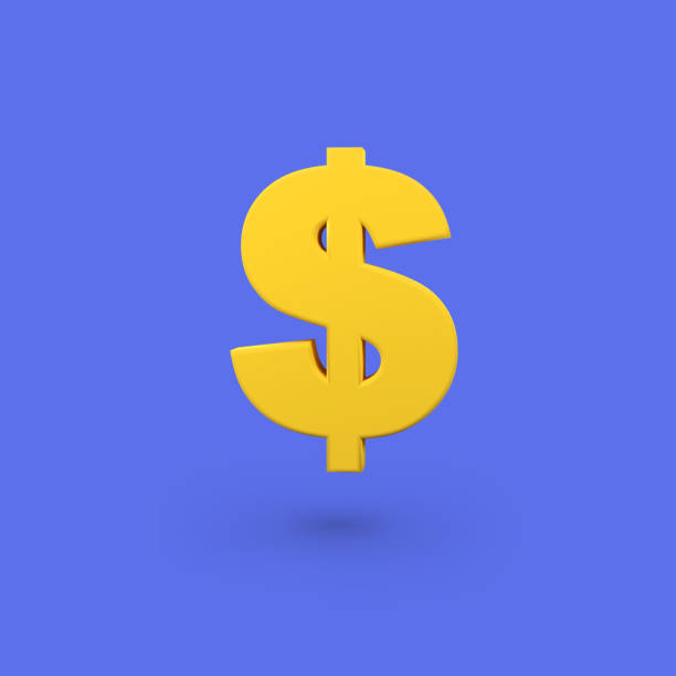 istock Dollar symbol isolated 3d render icon illustration 2188877525