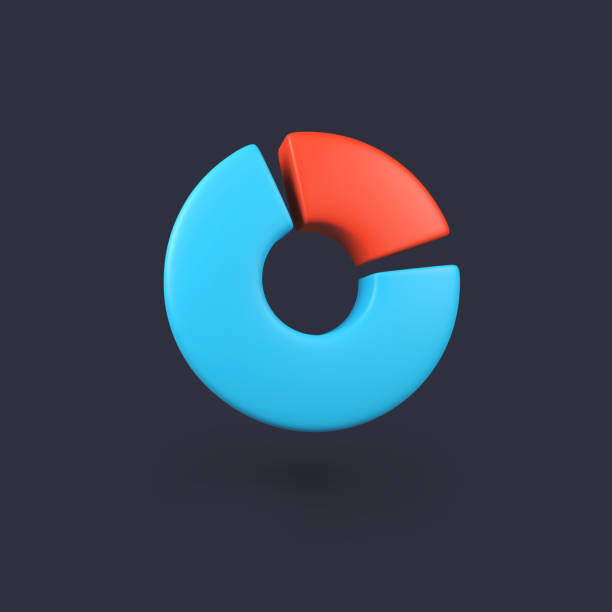 istock Graphic Chart Percentage isolated 3d render icon illustration 2188877572