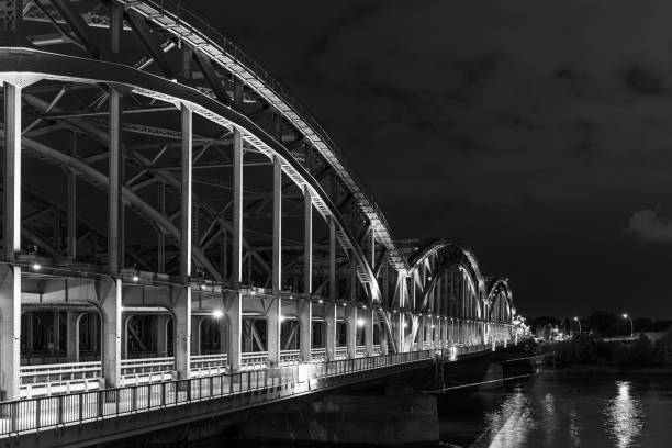 istock Hamburg Elbe bridges at night 2188878022