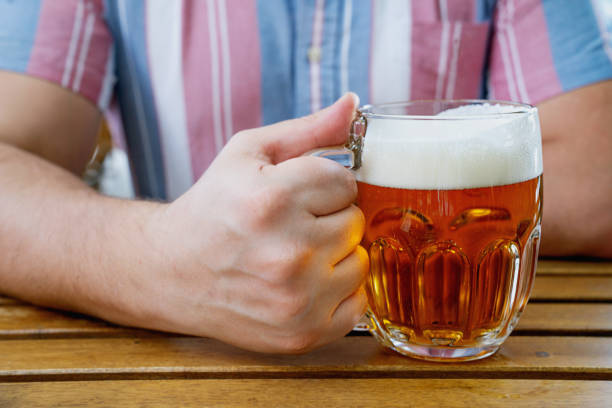 istock Beer drinking  at the outdoor table 2188880691