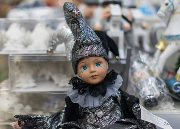 Russia, Saint Petersburg - December 6, 2024: Baby doll for Christmas interior