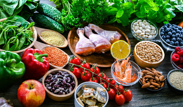istock Food products representing the MIND diet 2188882128