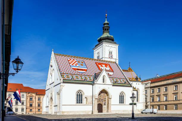 istock Church of Saint Mark, Zagreb 2188886593