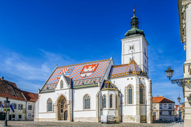 istock Church of Saint Mark, Zagreb 2188886594