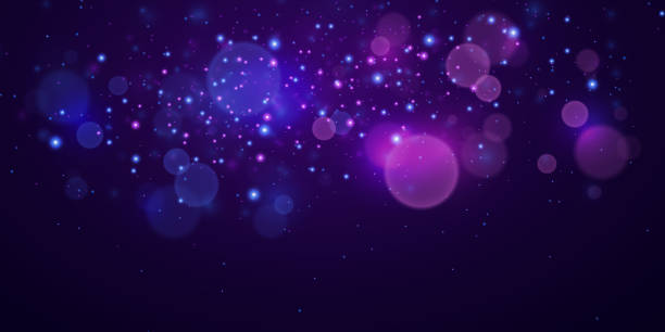 istock Abstract bokeh background light light effect. Shiny effect of dust particles and light fog. 2188887428