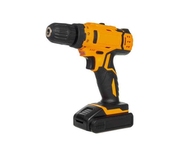 istock Cordless screwdriver on a white background, showcasing its ergonomic design, rugged housing and modern functional 2188892866