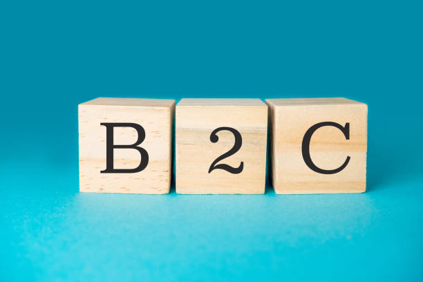 istock Three wooden blocks spell out the word B2C 2188903459