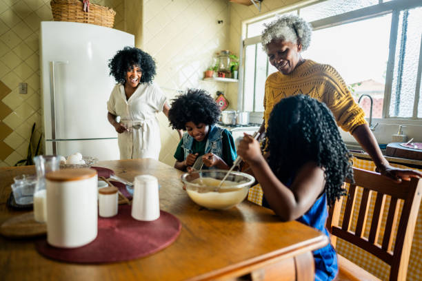 istock Family baking at home 2188904501