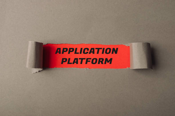 istock Torn piece of paper with the word Application written on it 2188905696