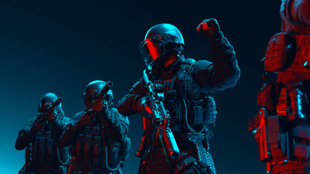 istock Breaking Through: SWAT Team Poised for Action 2188905890