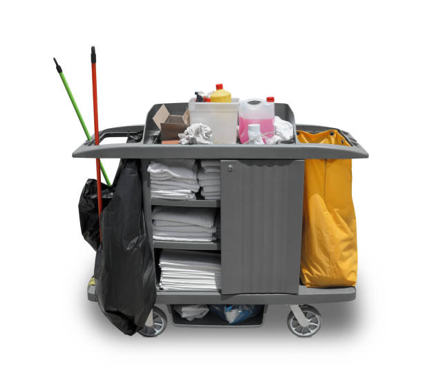 Cleaning cart janitorial and room service