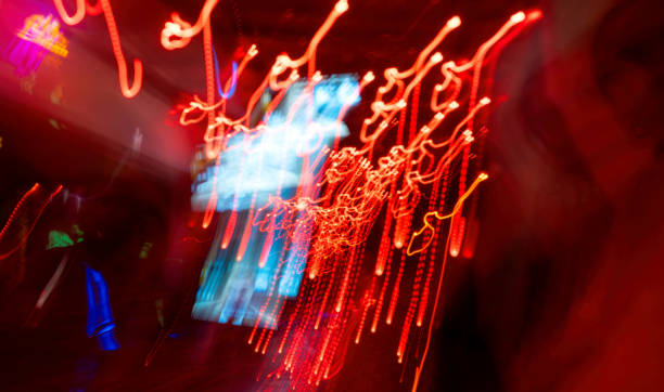 istock Colorful lights create a vibrant atmosphere in a bustling nightlife setting 2188910148