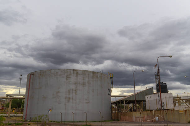 Natural gas production and refining of petroleum derivatives, a fossil fuel processing plant, environmental pollution from the use of fossil fuels