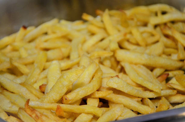 istock French fries on a tray for a party 2188925535
