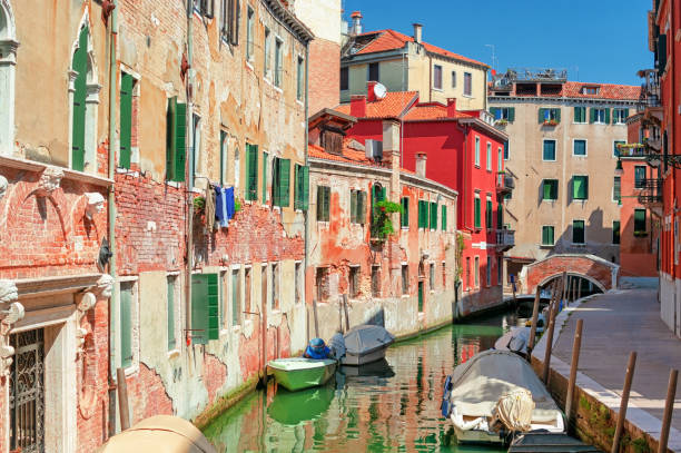 istock Narrow canal in Venice, Italy 2188926004