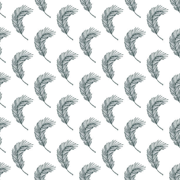 istock Seamless pattern with tropical leaves doodle for decorative print, wrapping paper, greeting cards, wallpaper and fabric 2188927950