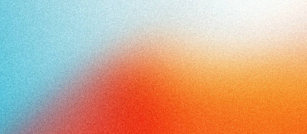 istock Orange blue color gradient background, grainy noise texture banner, poster header flyer cover backdrop design copy space 2188930190