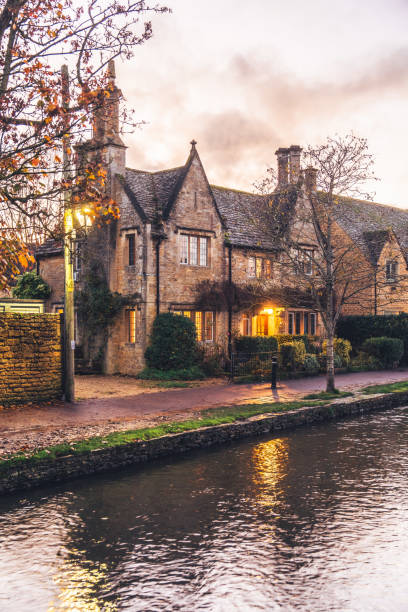 istock Footpath along the river at Boutron-on-the-water, UK 2188931944