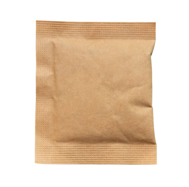 istock Blank brown paper sachet isolated on white background 2188933644