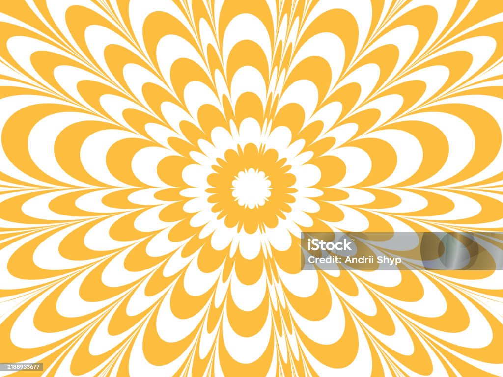 Psychedelic Light Rays Psychedelic Optical Illusion With Circular Line Patterns And Vibrant ...