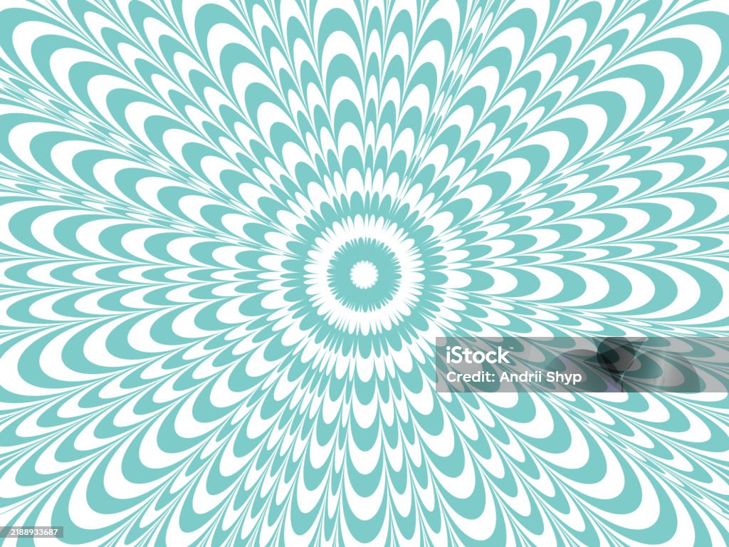 Psychedelic Light Rays Circular Patterns With Psychedelic Optical Illusions And Sun ...