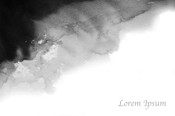 istock Watercolor Black ink color design banner. 2188948468