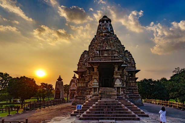 istock India. Khajuraho. Sunset at Lakshmana temple 2188953410