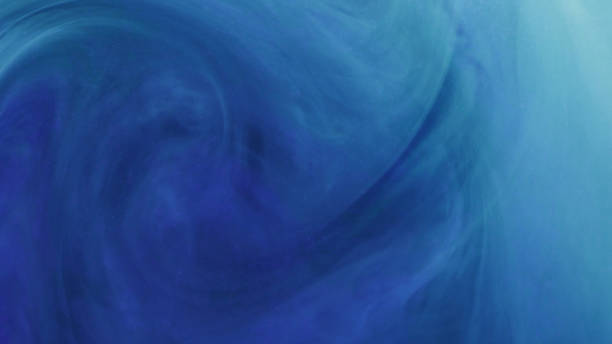 istock Glowing steam floating blow splash paint ink smoke 2188956590