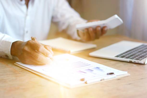 istock Businessman working in office on laptop 2188956747
