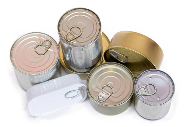 istock A Group of Stacked Tin Cans with Blank Edges Isolated on White 2188962044