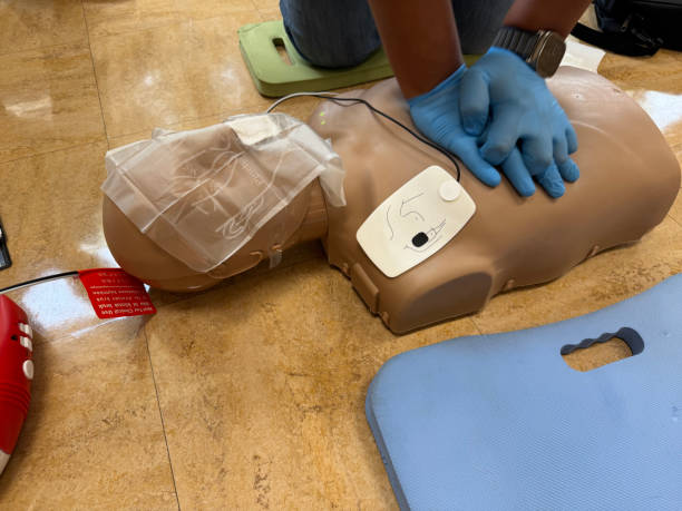 istock CPR mannequins used for AED and CPR practice 2188967409