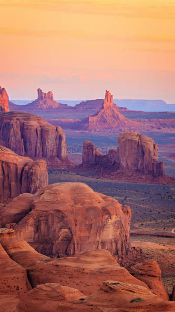 istock Hunts Mesa in Monument Valley tribal park 2188969043