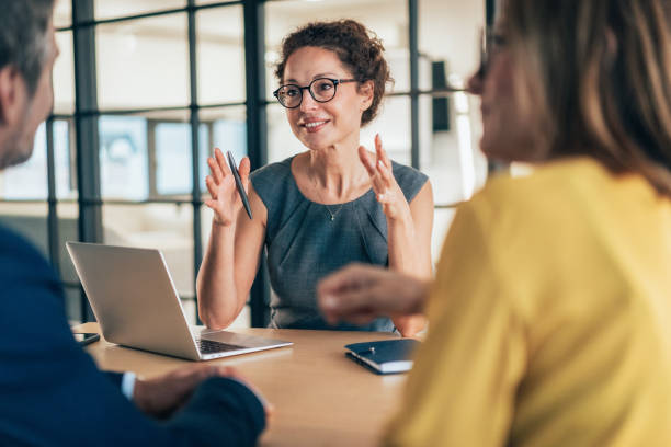 istock Hr manager having job interview at office 2188969278
