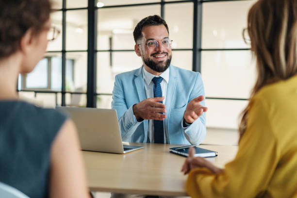 istock Hr manager having job interview at office 2188969284