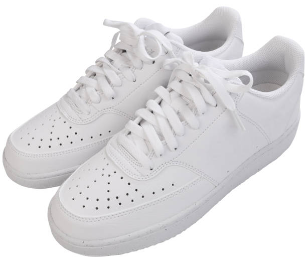 istock White Athletic Sneakers with Laces 2188970988