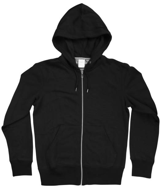 istock Black Zip-Up Hoodie Design 2188971125